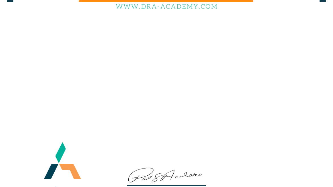 Dr. A Academy Certificate